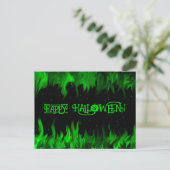 GLÜCKLICH HALLOWEEN! POSTKARTE (Stehend Vorderseite)