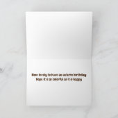 GLÜCKLICH "HERBSTAG" FÜR SIE KARTE (Innenseite)