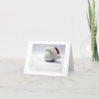 Glücklich Hollandaise! Feiertagskarte