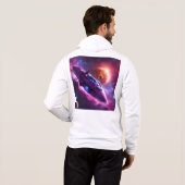 glücklich hoodie (Schwarz voll)