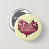 Glücklich ich bin ich eine Großmutter-T-Shirts und Button (Vorne & Hinten)