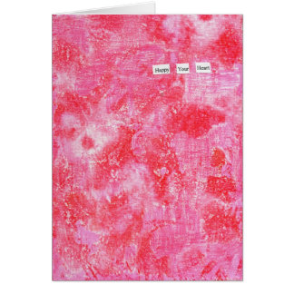 Glücklich Ihre Herz-Karte