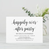 Glücklich immer danach, Einladungen zum Hochzeitsf (Stehend Vorderseite)