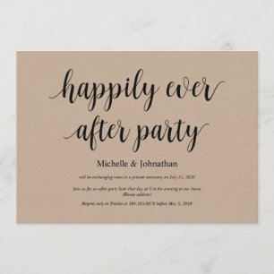Glücklich immer danach, Einladungen zum Hochzeitsf