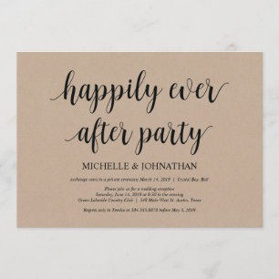 Glücklich immer danach, Einladungen zum Hochzeitsf