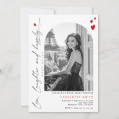 Glücklich immer nach dem Brautparty des modernen F Einladung (Vorderseite)