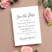 glücklich immer nach dem Foto Save The Date