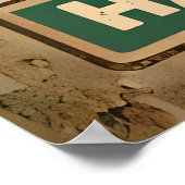 Glücklich immer nach dem Mädchen und Fuchs unter s Poster (Ecke)