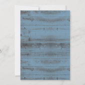 Glücklich immer nach der dummen blauen Märchenhoch Einladung (Rückseite)