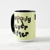 Glücklich immer nach der Tasse (Vorderseite Links)