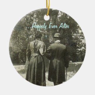 ...glücklich immer nach der Verzierung Keramik Ornament