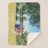 glücklich immer nach ein paar Fotos Sherpadecke (Vorderseite)