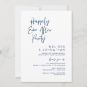 Glücklich immer nach, Hochzeit Elopement Party Inv Einladung (Vorderseite)