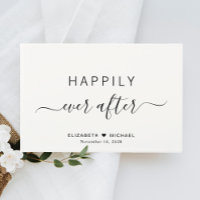 glücklich immer nach Hochzeit