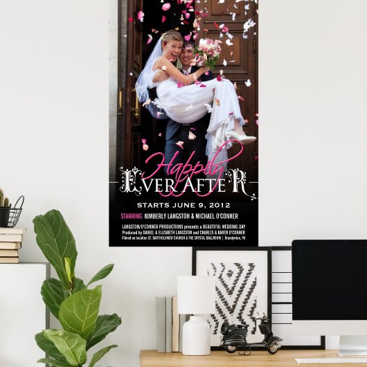 Glücklich immer nach - Hochzeit Movie Poster (Heimbüro)