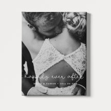 Glücklich immer nach niedlichem skurrilen Hochzeit