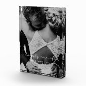 Glücklich immer nach niedlicher, skurriler Hochzei Fotoblock (Rechts)