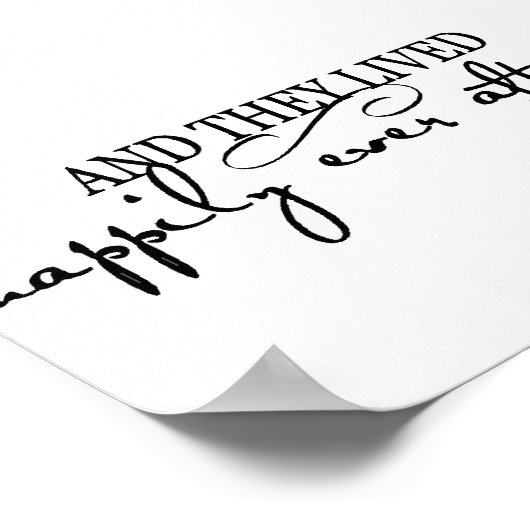 glücklich immer nach poster (Ecke)