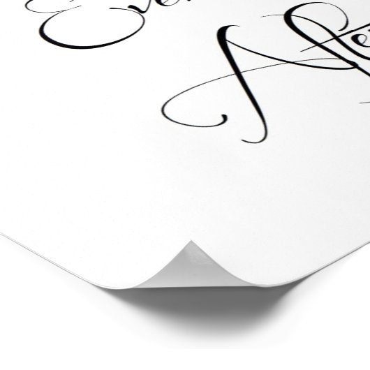 glücklich immer nach poster (Ecke)