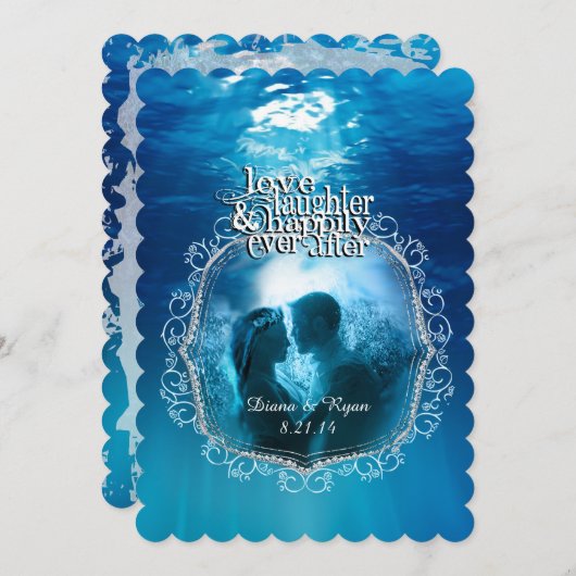 glücklich immer nach Save the Date (Vorne/Hinten)