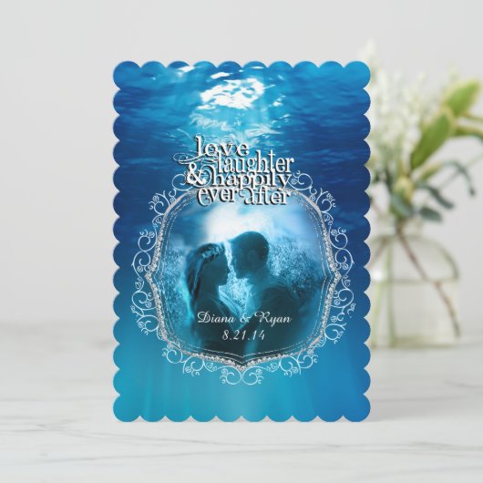 glücklich immer nach Save the Date (Stehend Vorderseite)