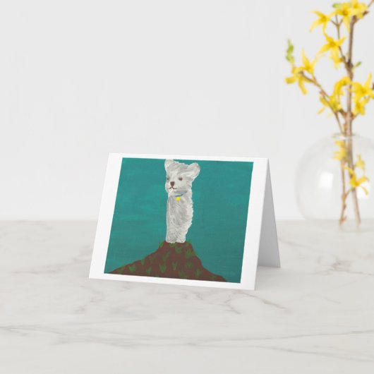 Glücklich in der Brise Karte (Gelbe Blume)