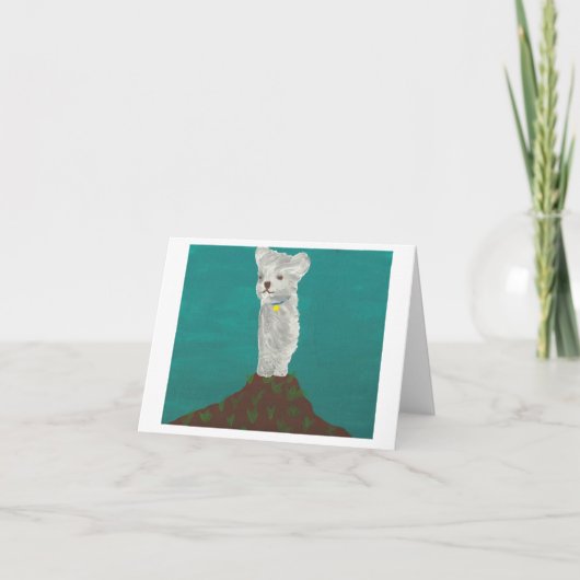 Glücklich in der Brise Karte (Vorderseite)