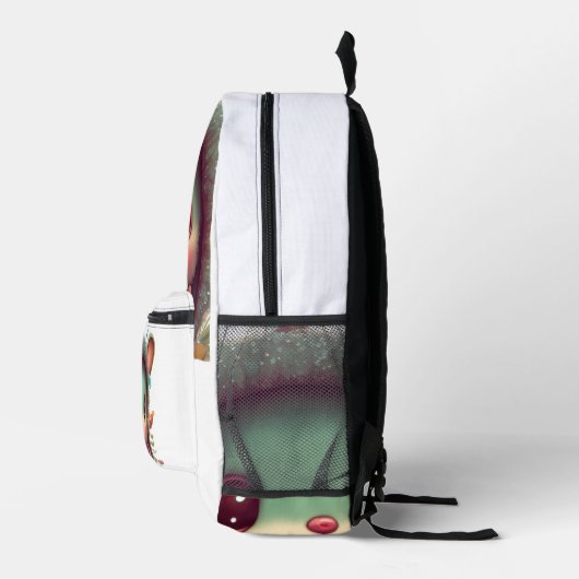 glücklich in der Schule Bedruckter Rucksack (Rechts)