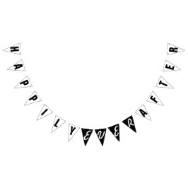 GLÜCKLICH JE NACH DEM BREITEN DEKOR WIMPELKETTE