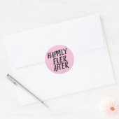 GLÜCKLICH JE NACH DEM WEDDING STICKERS (Umschlag)