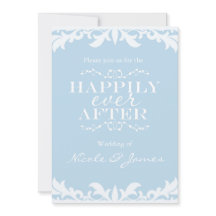 GLÜCKLICH JE NACH Storybook Hochzeit Einladung