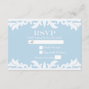GLÜCKLICH JE NACH Storybook Hochzeit RSVP-Karte RSVP Karte