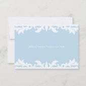 GLÜCKLICH JE NACH Storybook Hochzeit RSVP-Karte RSVP Karte (Rückseite)