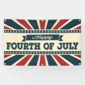 glücklich Juli 4. Banner (Horizontal)
