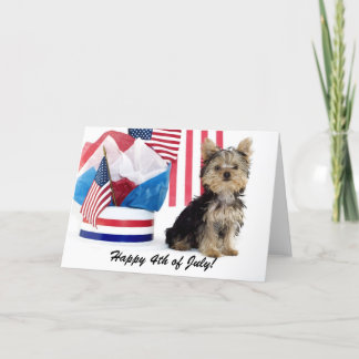 Glücklich Juli 4.! Karte