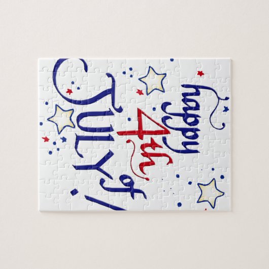 Glücklich Juli 4. Puzzle (Horizontal)