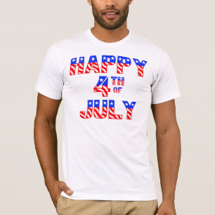 Glücklich Juli 4. T-Shirt