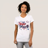 Glücklich Juli 4. T-Shirt (Vorne ganz)
