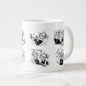 glücklich Jumbo-Tasse (Vorderseite Rechts)