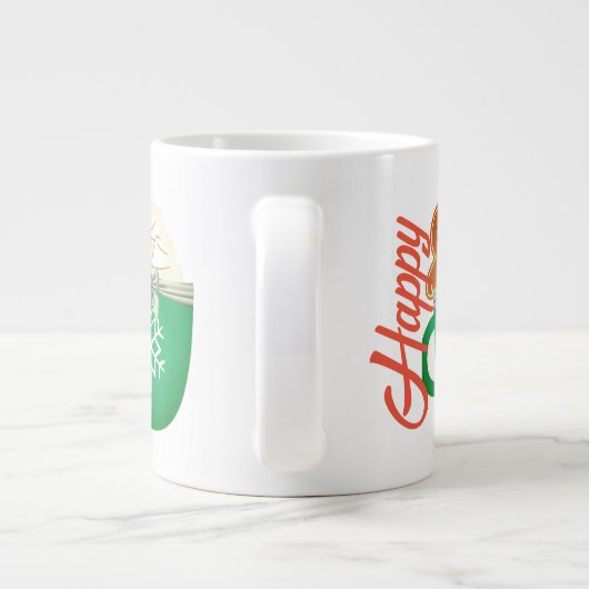 GLÜCKLICH Jumbo-Tasse (Rückseite)