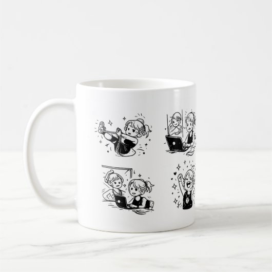 glücklich kaffeetasse (Links)