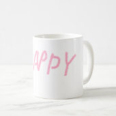 Glücklich kaffeetasse (VorderseiteRechts)