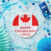 GLÜCKLICH KANADA TAG! PAPPTELLER (Party)