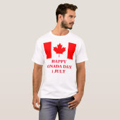 GLÜCKLICH KANADA TAG! T-Shirt (Vorne ganz)