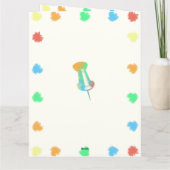 GLÜCKLICH. KARTE (Rückseite)