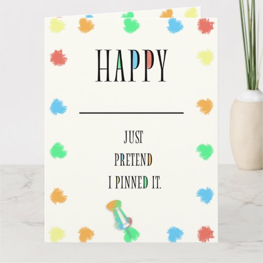 GLÜCKLICH. KARTE (Vorderseite)