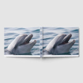 Glücklich lächelnd Dolphin im Wasser Gästebuch (Voll)