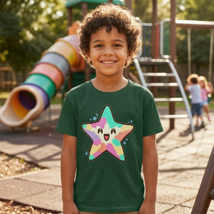 Glücklich lächelnd Seestern Baby mit Blasen. T-Shirt
