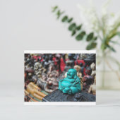 Glücklich / lachend Buddha! Postkarte (Stehend Vorderseite)