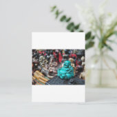 Glücklich / lachend Buddha! Postkarte (Stehend Vorderseite)